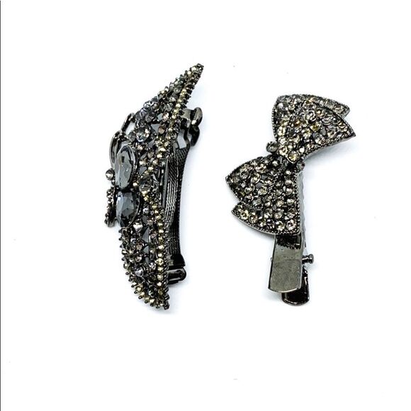 Beautiful Rhinestone Butterfly and Bow hair Clips main image 3